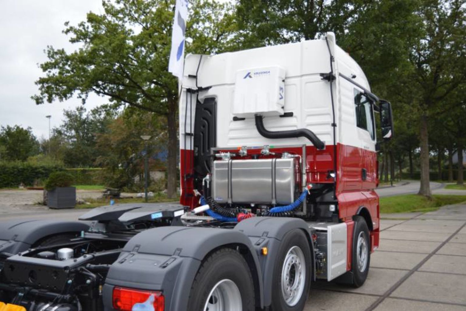 MAN 6×2 voorzien van een Ventox V3 Overdrukfiltersysteem